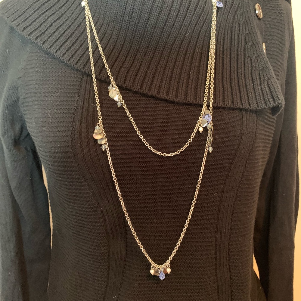 Animal Print 34” Dangling Charm Necklace